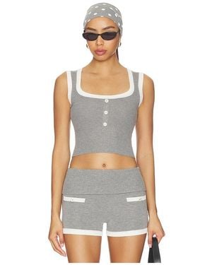 Nana Jacqueline Millie Knit Tank - Grey