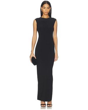 Norma Kamali X Lifestyle Sleeveless Long Dress - Black