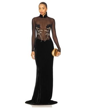 SAU LEE Abendkleid Uma - Schwarz