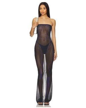 DI PETSA Kleid Venus Shell Mesh - Schwarz
