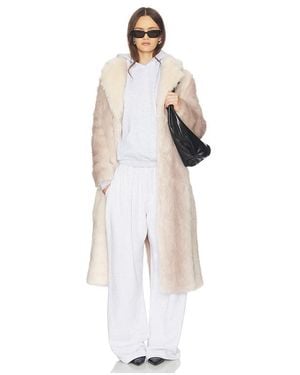 Unreal Fur Plains Coat - White