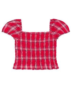 LoveShackFancy Tween Fabielle Top - Red