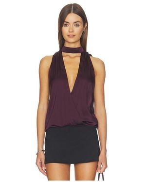 AMOR MIA Devotion Draped Top - Blue