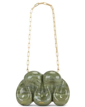 Cult Gaia Squiggle Clutch - Green