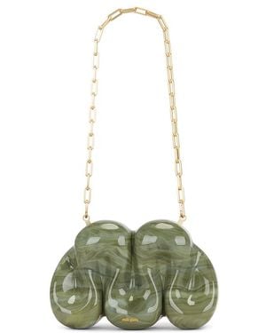 Cult Gaia Clutch Squiggle - Grün