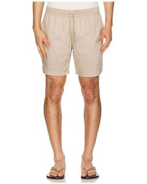Onia Lyocell Beach Shorts - Natural