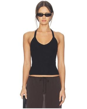 ÉTERNE Tanktop Mit V-Ausschnitt Und Racerback - Schwarz
