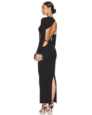 superdown Margo Open Back Gown - Black