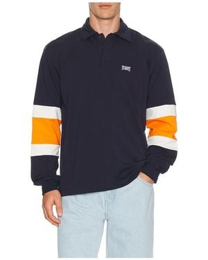 Students Golf August Rugby Polo en Navy - Bleu