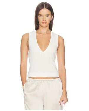 BARELOOM Canyon Deep V Tank - White