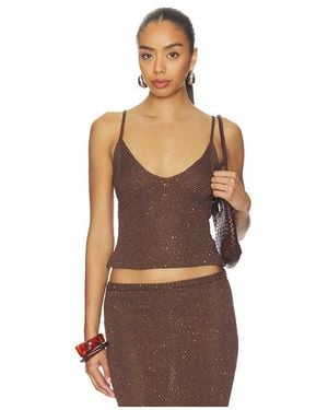 Asta Resort Carolina Camisole En ,Metallic Talla (También En Xs, S, M, Xl) - Marrón