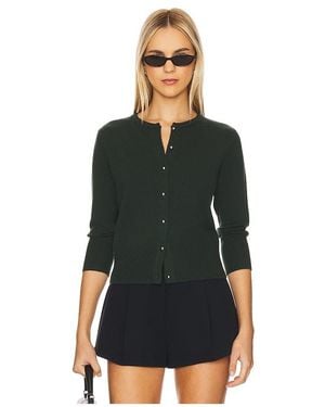 Vince Metal Button Cardigan - Schwarz