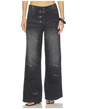 Jaded London Fireman Clip Colossus Jeans En Color Negro Talla (También En 25, 26, 28, 30, 32, 34)