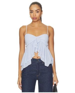 MAJORELLE Mariposa Top - Blue