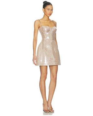 nadine merabi camille gold dress Nina Gold Dress