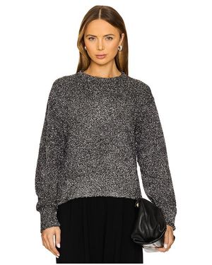 Helmut Lang Rundhals Lurex - Schwarz