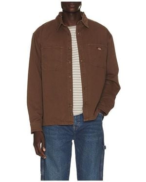 Dickies 247 Garment Dyed Work Shirt - Brown