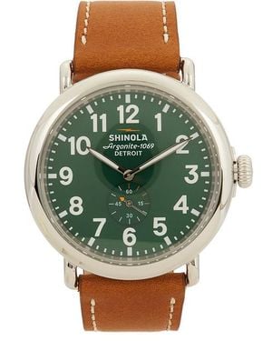 Shinola Runwell 47Mm Watch - Green