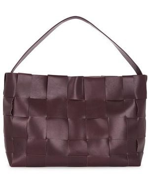 St. Agni Grosse Flechttasche - Lila