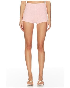 Stone Cold Fox X Revolve Roma Smocked Hot Short En Color Rosado Talla (También En Xxs, Xs, S, M, Xl) - Blanco