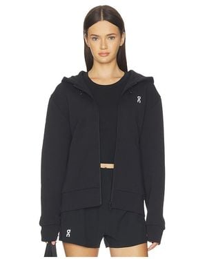 On Shoes Focus Tech Zip Hoodie - Black