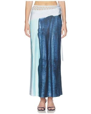 Significant Other Imali Maxi Skirt - Blue