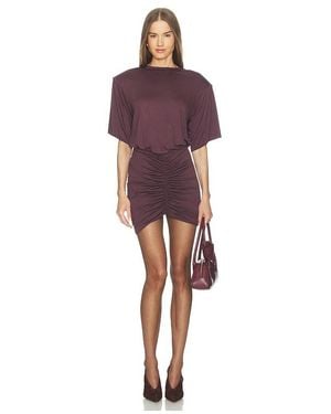 ANDAMANE Lennox T-Shirt Mini Dress - Red