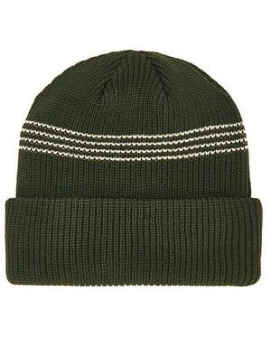 Autumn Headwear Mini Stripe Beanie - Green