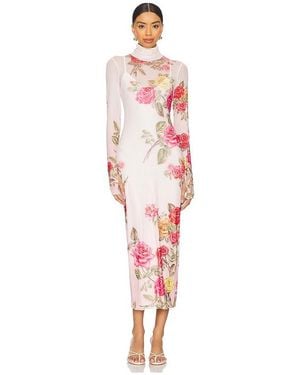 AFRM Vestido Midi Shailene En Color Rosado Talla (También En Xs, L, Xl, Xxl) - Multicolor