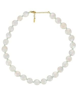 Casa Clara Pointelle Necklace - White