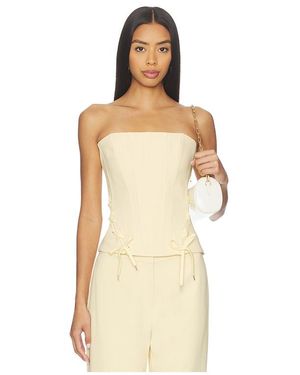 Amanda Uprichard Hathaway Top - Natural