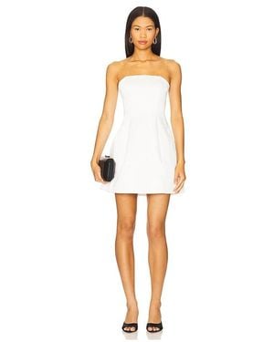 Bardot Karoline Satin Mini Dress - White