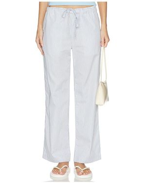VIR VITA Pantalón De Rayas Clara En Color Bebe Azul Talla (También En Xs, S, M, Xl) - Blanco
