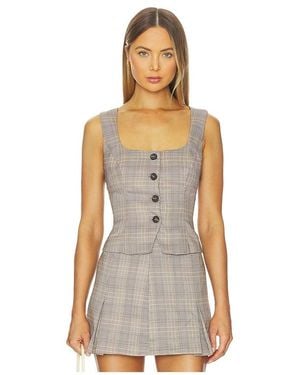 MORE TO COME Julieta Top - Grey