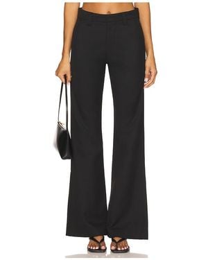 Jaded London Stacked Bootcut Suit Pant - Black