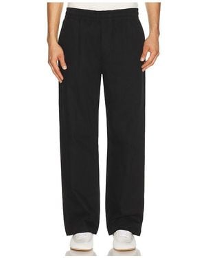 Palmes Lucien Herringbone Trousers - Black