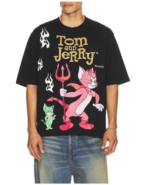 Reason Tom And Jerry Devil Tee - Black