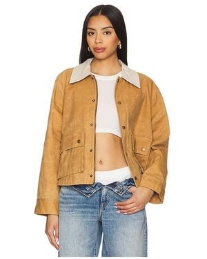 The Great The Waxed Swingy Jacket - Blue