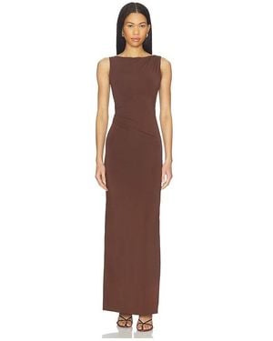 Mimchik Magnolia Gown - Brown