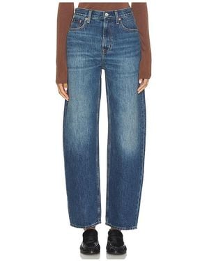 Pistola Wes High Rise Barrel Jeans - ブルー