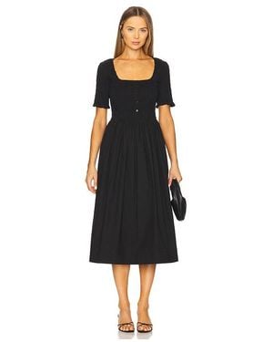 Elodie the Label Zoe Smocked Dress - Black