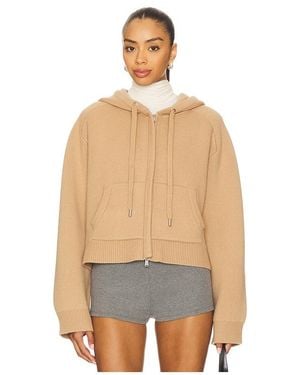 Jonathan Simkhai Sudadera Con Capucha Recortada Dakota En Talla (También En S) - Neutro