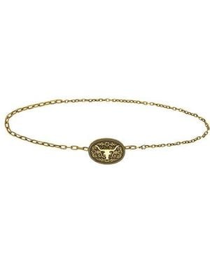 petit moments Western Chain Belt - Metallic
