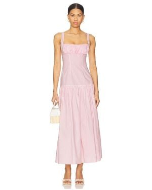 ROWEN ROSE Drop Waist Dress - Pink