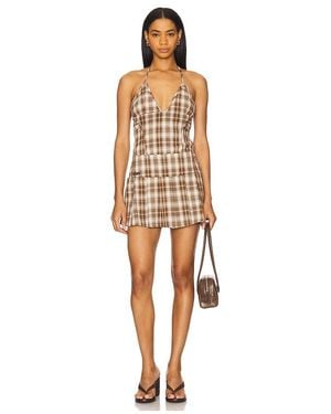 House Of Sunny Hoxton Check Dress - Multicolor