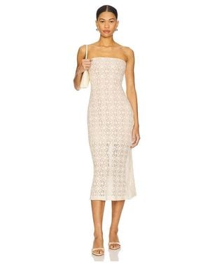 Cami NYC Spitzenkleid Dress - Weiß