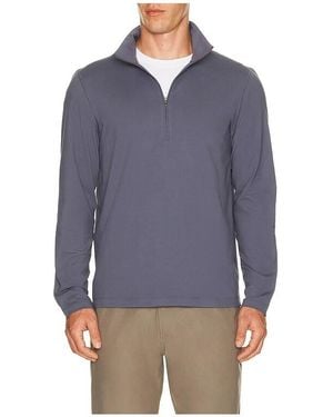 lululemon Soft Jersey Half Zip Jumper - Blue