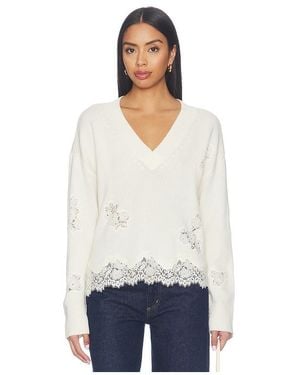 LoveShackFancy Ardena Sweater - White