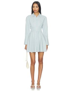 PAIGE ROBE COURTE SANDRINE en Blue - Bleu