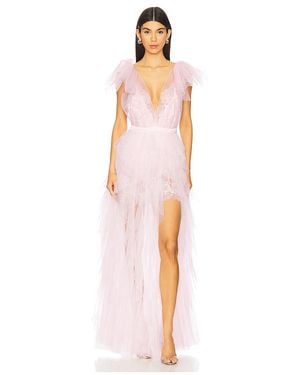 For Love & Lemons Maxine Gown - White